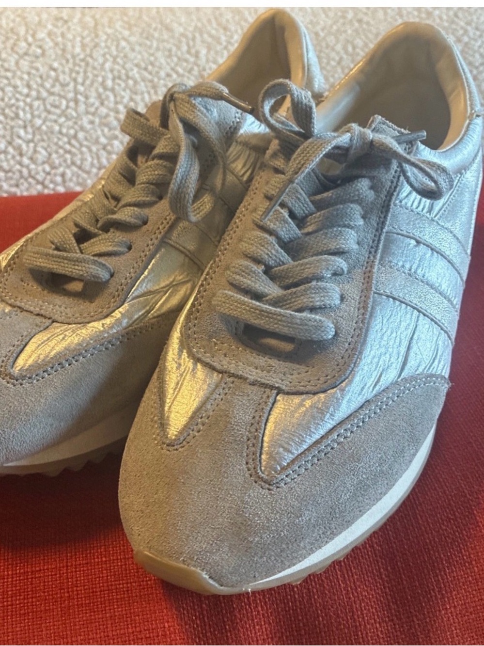 GOLA BOSTON 78 METALLIC Size 9 Grey  Very Nice